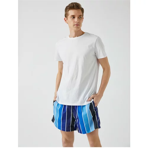 Koton Swimsuit - Blue - Striped