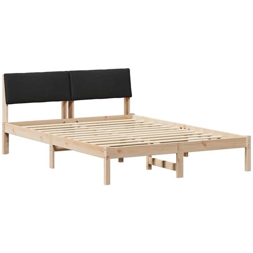 vidaXL Kovinska posteljna konstrukcija Rjava in črna 135 x 190 cm, (5000084047) Cene