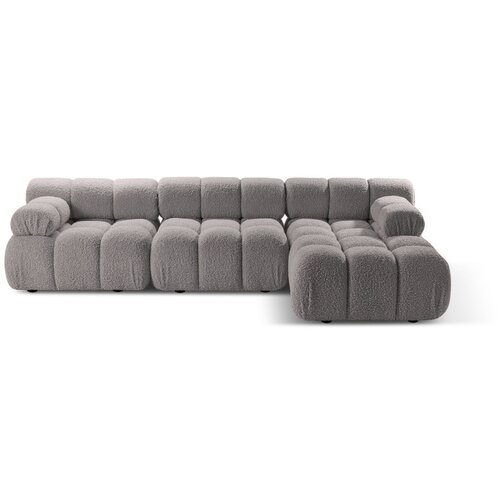 Micadoni Svijetlo siva kutna garnitura od bouclé tkanine (s desnim kutom) Bellis – Home Cijene