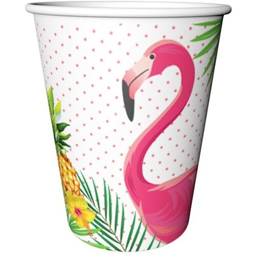 Flamingo kartonska čaša 1/8 200 ml Slike