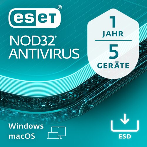 Eset NOD32 Anti-Virus - 5 User, 1 Year - ESD-DownloadESD" Cijene