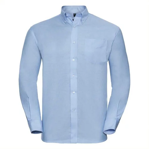 RUSSELL Men's Oxford Long Sleeve Shirt
