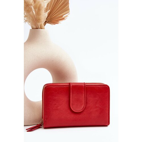 Kesi Women's leather wallet red Risuna Slike
