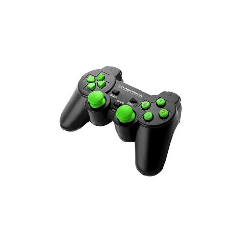 Game Pad ESPERANZA WARRIOR, vibration, PC, USB, black/green, EGG102G Cijene