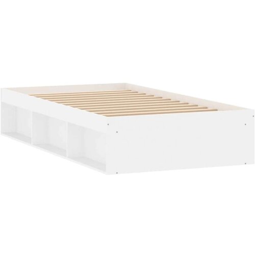VidaXL Okvir kreveta bijeli 90 x 190 cm Slike