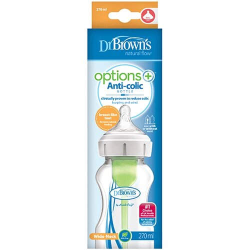 Dr.browns plastična fla&amp;scaron;ica Wide Neck, 270ml 0m+ Slike