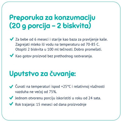 Fleur Alpine organski biskviti sa sokom od jabuke 120g Slike