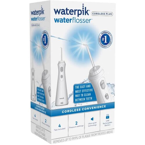 Waterpik Oralni irigator za pranje zuba Cordless Plus WP490, Beli Cene