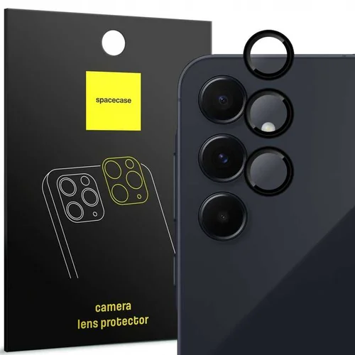 Spacecase KALJENO STEKLO ZA SAMSUNG GALAXY A55 5G OBROČ ZA KAMERO ČRN, (21968125)
