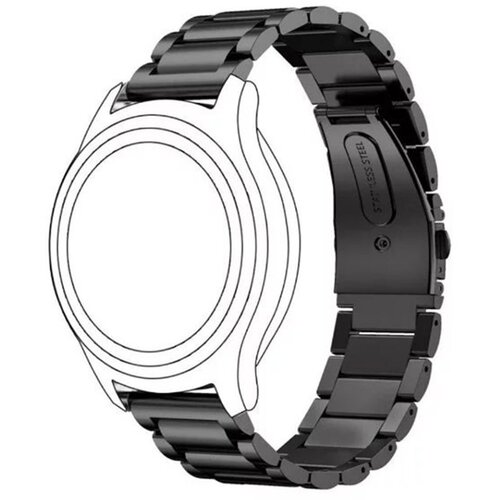  22mm Stainless narukvica za pametne satove black Cijene