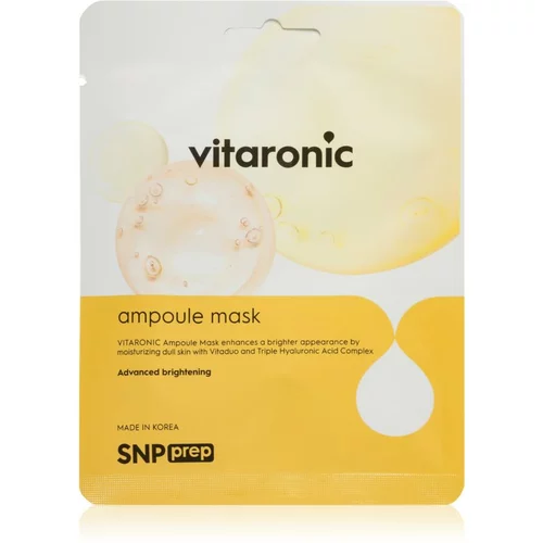 SNP Prep Vitaronic sheet maska za blistav ten s vitaminom C 25 ml