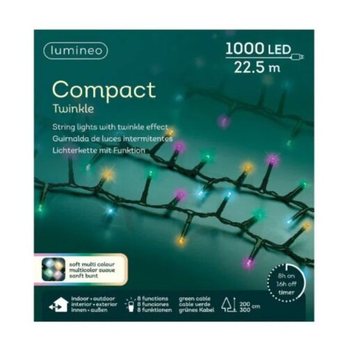 Novogodišnja LED rasveta za jelku 2250cm 8 funkcija Multi Lumineo 495472 Slike