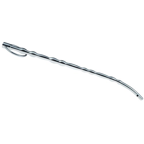 SuperLove Stainless Steel Beaded &amp;amp; Curved Urethral Dilator with Hole Slike