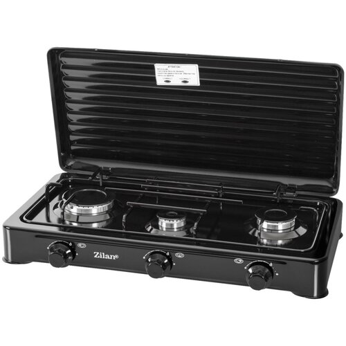 Zilan Plinski re&amp;scaron;o sa 3 plamenika, 2300 W, crna &amp;ndash; ZLN0032/BK Slike