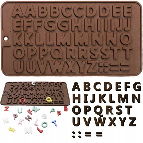  Silikonski kalup za čokoladna slova
