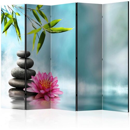 Artgeist Paravan Water Lilly And Zen Stones I, 5-Delni, Akustičen Cene
