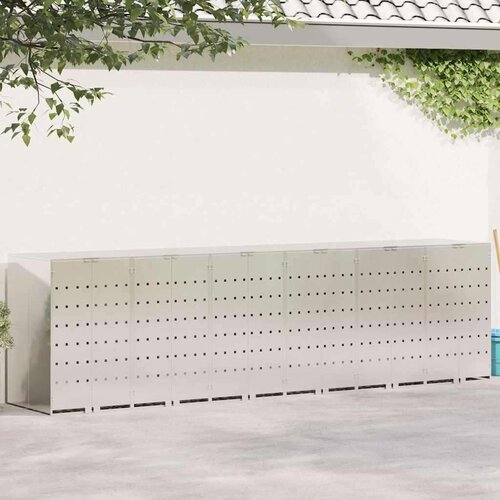  Skladištenje kanti za 3 kante Srebrno 340 x 77.5 x 115.5 cm Cijene