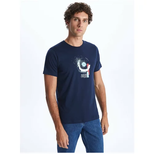 LC Waikiki Crew Neck Short Sleeve Printed Combed Cotton Men's T-Shirt