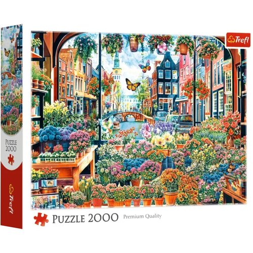 Trefl Cvjećarna u Amsterdamu Vrhunska kvaliteta 2000-dijelni puzzle &ndash; Cijene