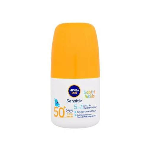Nivea Sun Babies & Kids Sensitive Protect vodootporno proizvod za zaštitu od sunca za tijelo 50 ml