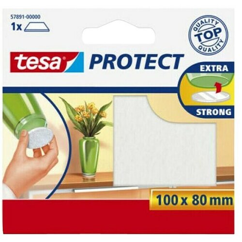 Tesa Podložna pločica od filca Protect (Bijela, D x Š: 100 x 80 mm) Cijene