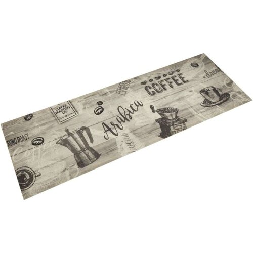  Tepih perivi s natpisom 60 x 180 cm bar&amp;scaron;unasti sivi Slike