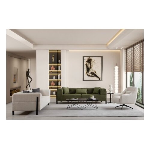 Atelier Del Sofa sofa trosed gio 3 seater green Slike