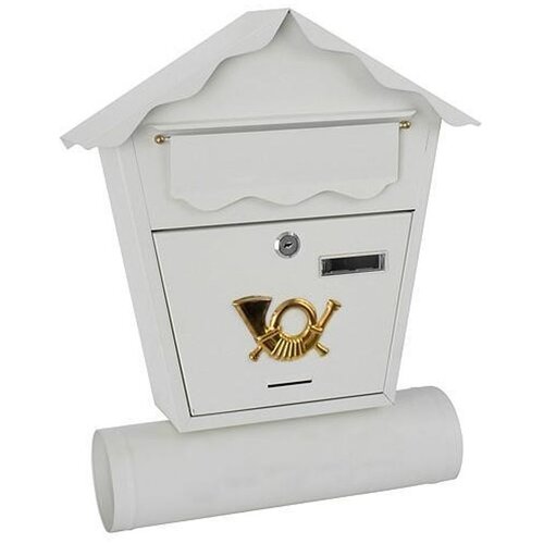 Euro garden po&scaron;tni nabiralnik 440x370x100mm SLT 252190 bel Cene