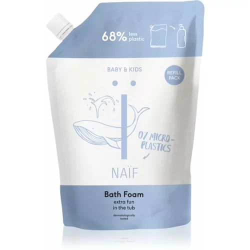 Naif Baby & Kids Relaxing Bath Foam Refill relaksacijska pena za kopel nadomestno polnilo 500 ml