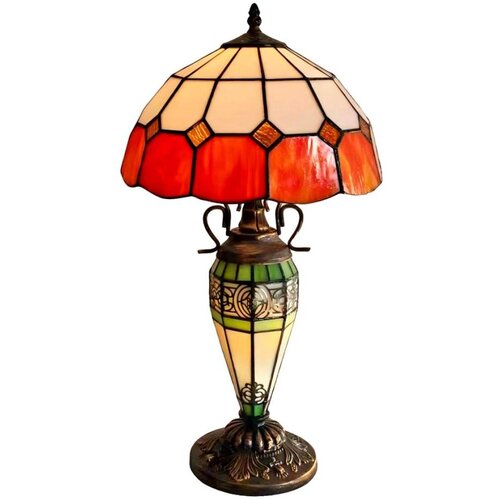  Brilagi - Tiffany vitražna stona lampa SIENNA 1xE27/60W/230V + 1xE14/40W Cene