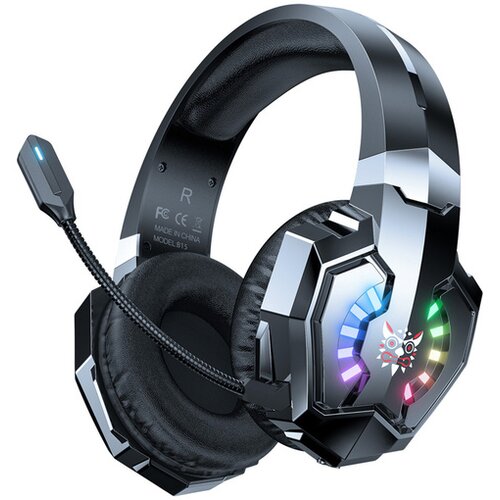 Onikuma naglavne brezžične gaming slu&scaron;alke z mikrofonom B15, črna Cene