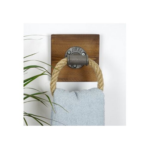 Hanah home BoruRaf099 Držač ručnika, smeđi Slike