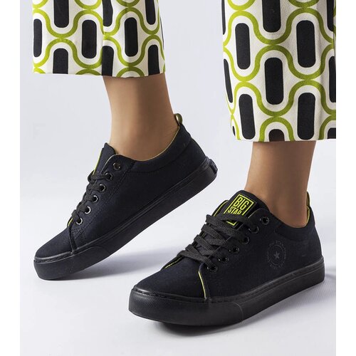 Big Star Black fabric sneakers Cene