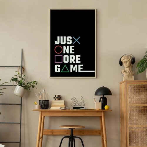  Slika - Binge Gaming 40x60 U prirodnom drvenom okviru Slike
