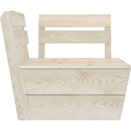 Maison Chic Sekcijski kotni kavč - Sofa - Kanape iz palet impregnirana smrekovina, (21726680) Cene
