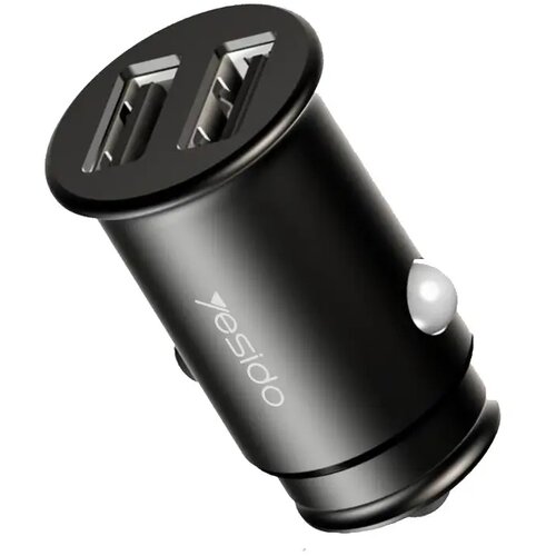Yesido mini auto punjač sa dva usb porta Slike