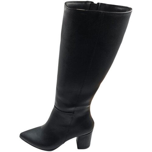 Trendyol Black Zippered Chunky Block Heel Women's Boots Cene