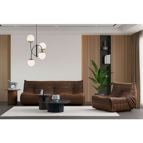 Atelier Del Sofa viličasta stolica bocek, 90x100x80 cm, braon Cene