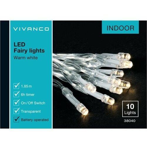 Vivanco lampice ukrasne fairy light 10LED Slike