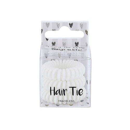2K Hair Tie elastika za lase 3 ks odtenek White Cene