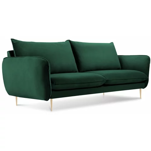 Cosmopolitan Design Zelena žametna zofa Florence, 160 cm