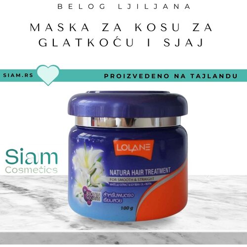 Lolane maska za kosu sa ekstraktom belog ljiljana 100 ml/ Cene