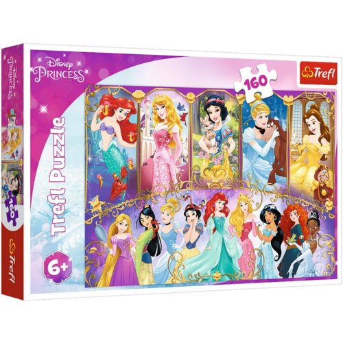 Puzzle Portraits of Princesses 160pcs Trefl 15407 Slike