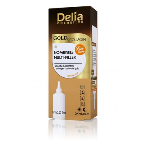 Delia GOLD &amp;amp; COLLAGEN - Serum za popunjavanje bora 15ml Slike