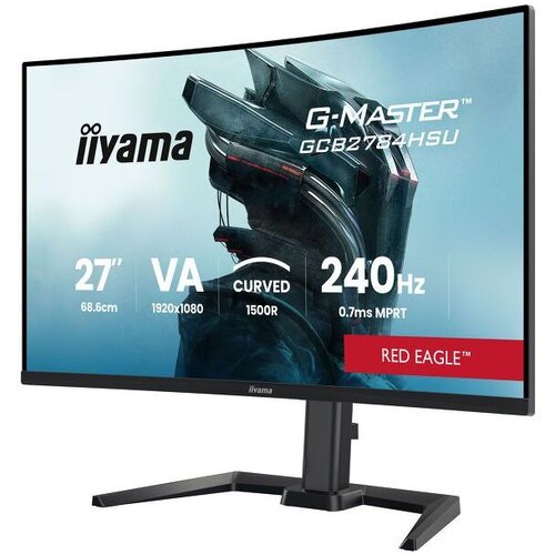 Iiyama Gaming Monitor G-MASTER Red Eagle GC2784HSU-B1 27" Curved 1500R, VA, FHD 1920x1080, 240Hz, 0.7ms MPRT, 350cd/m2, 4000:1, Cijene