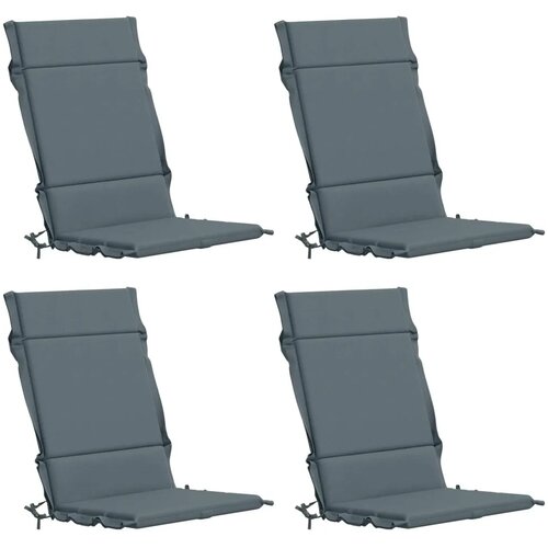  Jastučići za stolice s visokim naslonom - 4 komada GEMERT 4 pcs - Plava (melange) 120 x 50 x 3 cm 4 Cijene