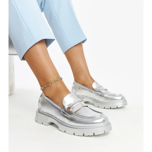 D/CEO Silver loafers Ilana