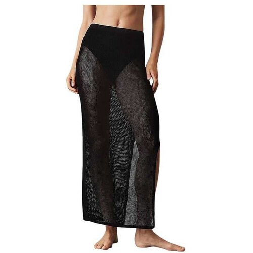 Calvin Klein pletena suknja za plažu CKKW0KW02734-BEH Cene