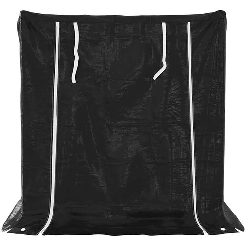  Stalak za drva za ogrjev s ki&amp;scaron;nom navlakom 100,5x80,5x110,5 cm Slike