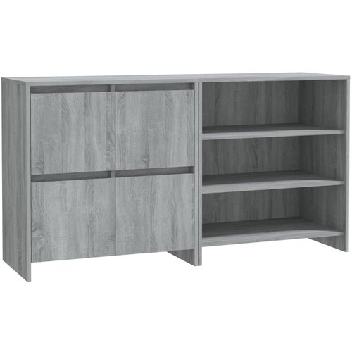 Maison Chic 2-delna Komoda - Predalnik siva sonoma konstruiran les, (21722723) Cene